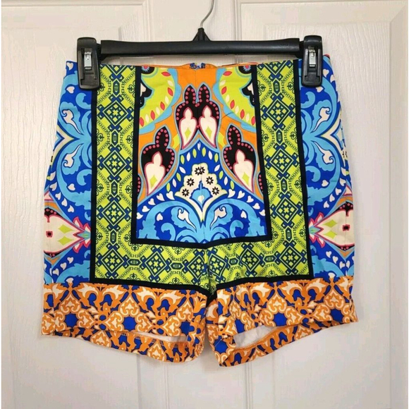Flying Tomato Pants - Anthropologie Flying Tomato Multi-Color Boho High Waist Shorts Size Small